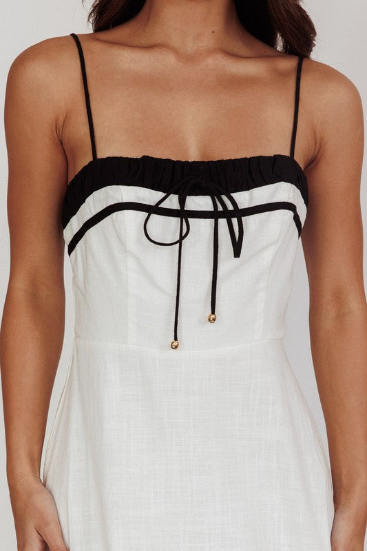 Maxi Dress With Ruching - Briavio Boutique