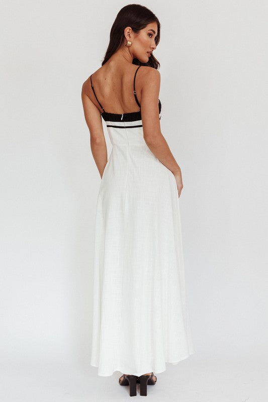Maxi Dress With Ruching - Briavio Boutique