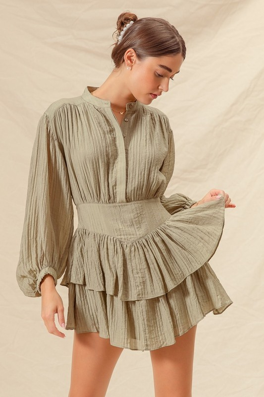 Flutter Tiered Everyday Dress